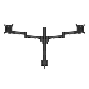   Multibrackets M VESA Deskmount Officeline Dual asztali monitortartó, 2x15-30", monitoronként max. 7,5kg, fekete