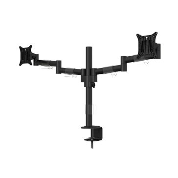   Multibrackets M VESA Deskmount Officeline Dual asztali monitortartó, 2x15-30", monitoronként max. 7,5kg, fekete