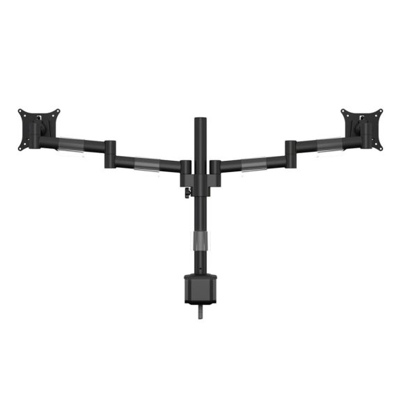 Multibrackets M VESA Deskmount Officeline Dual asztali monitortartó, 2x15-30", monitoronként max. 7,5kg, fekete