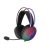 White Shark FIREFLY BLACK gamer fejhallgató fekete színben, RGB világítással és mikrofonnal.