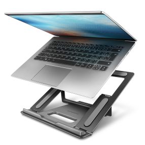   Axagon STND-L laptop állvány, állítható, 10" - 17.3", alumínium, szürke