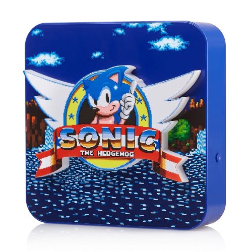 Numskull Sonic the Hedgehog asztali 3D LED lámpa, falra szerelhető - NS3930