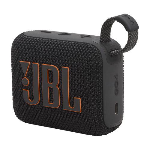 JBL Go 4 Bluetooth hangszóró, 4.2W, vízálló IP67, kompakt, fekete