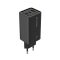 ColorWay CW-CHS039PD-BK GaN3 Pro hálózati gyorstöltő 65 W, 2x USB-C, USB-A, Power Delivery, fekete