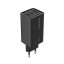 ColorWay CW-CHS039PD-BK GaN3 Pro hálózati gyorstöltő 65 W, 2x USB-C, USB-A, Power Delivery, fekete