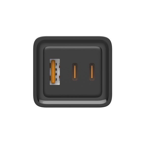 ColorWay CW-CHS039PD-BK GaN3 Pro hálózati gyorstöltő 65 W, 2x USB-C, USB-A, Power Delivery, fekete
