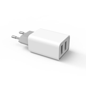   ColorWay CW-CHS015-WT hálózati USB töltő 2x USB-A, Auto ID, 10 W, fehér