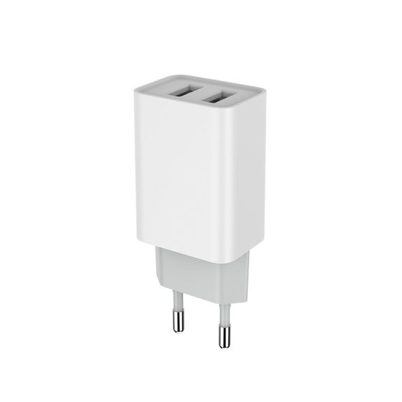 ColorWay CW-CHS015-WT hálózati USB töltő 2x USB-A, Auto ID, 10 W, fehér
