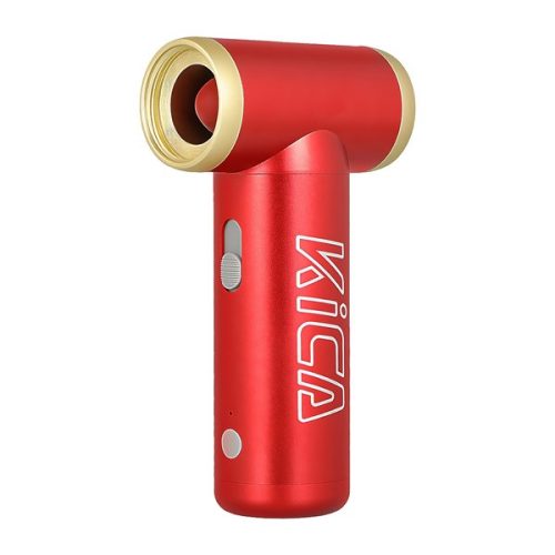 KICA JetFan2 vez. nélküli univerzális légfúvóka, USB, LED kijelző, 101000 ford./perc, 72 km / óra, 4,5 óra, piros