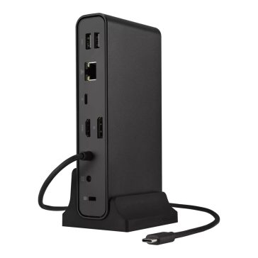   Asus Triple Display USB-C Dock DC300 dokkolóállomás, 3 kijelző támogatás, 90W PD, fekete