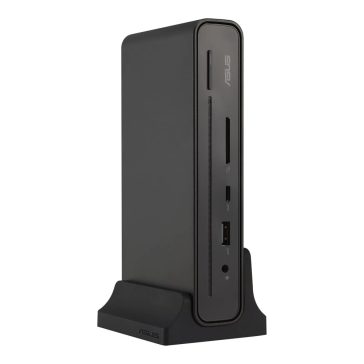   Asus Triple Display USB-C Dock DC300 dokkolóállomás, 3 kijelző támogatás, 90W PD, fekete