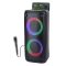 Media-Tech FUNBOX BT MT3181 Bluetooth hangszóró, 40W RMS, karaoke, mikrofonnal, RGB, fekete 