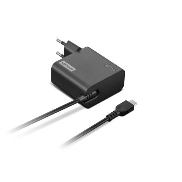   Lenovo 65W USB-C hálózati adapter, PD 3.0, 1.7m kábel, EU csatlakozó, fekete - 4X21L54610