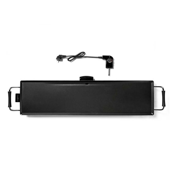 Nedis FCTE110EBK90 teppanyaki asztali grill 90x23 cm sütőfelülettel fekete színben.