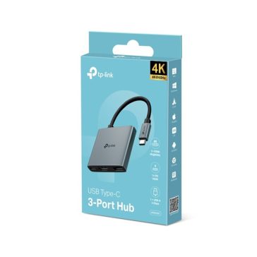   TP-LINK USB Type-C HUB 3 portos 1xHDMI + 1xPD 100W + 1xUSB(5Gpbs), UH3020C