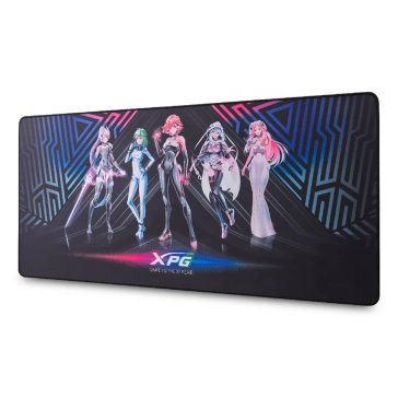   ADATA XPG Frontline XL Xtreme Saga 02 gamer egérpad, 90x40 cm, mikroszálas felület, csúszásmentes alap, mintás
