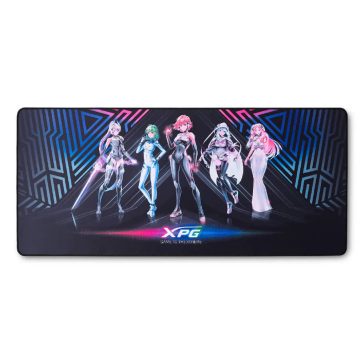   ADATA XPG Frontline XL Xtreme Saga 02 gamer egérpad, 90x40 cm, mikroszálas felület, csúszásmentes alap, mintás