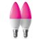 TP-LINK LED Izzó Wi-Fi-s E14, Multi Color, váltakozó színekkel, TAPO L430C(2-PACK)
