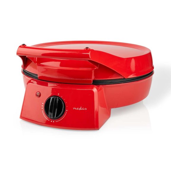 Nedis FCPM100FRD pizza sütő és grill, 30 cm átmérő, állítható hőfokszabályzó, 1800 W 
