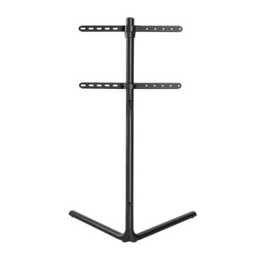   Nedis TV Padlóállvány 49–70" – V-alakú Dizájn, Rögzített, 40 kg-ig - TVSM5250BK