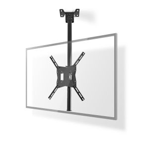   Nedis Mennyezeti TV-Tartó 26–42" – Dönthető, Forgatható, 20 kg-ig - TVCM1330BK