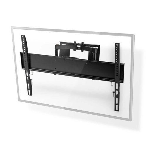 Nedis Full Motion TV Falikonzol 37–80", 6 forgáspontos, dönthető, forgatható, vízmértékkel - TVWM3551BK