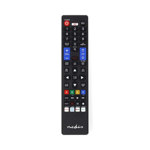 Nedis TVRC45SABK előre programozott Samsung TV távirányító fekete színben