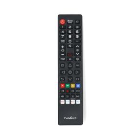Nedis TVRC45LGBK fekete LG TV csere távirányító Netflix, Amazon Prime, Disney+ és Rakuten gombokkal