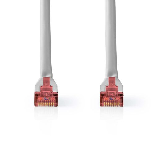 Nedis CCGL85220GY10 CAT6 hálózati kábel, 1 méteres, szürke, aranyozott RJ45 csatlakozókkal