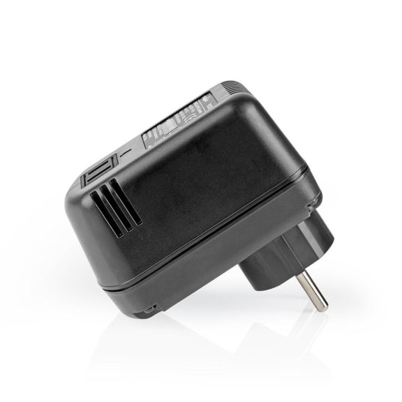Nedis POCO104 feszültségátalakító, 230 V AC – 110 V AC, 30 W, fekete kivitelben