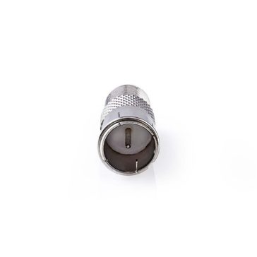   Nedis CSGP41956ME műholdas és antenna adapter, 10 db, F Férfi Gyors, F Nő,  Nikkelezett, 75 Ohm,  Egyenes, Fém, Ezüs