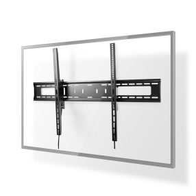   Nedis Fali TV-Konzol 60–100" – Dönthető, 75 kg-ig, Vízszintbe Állítóval - TVWM2170BK