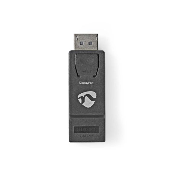 Nedis CCGB37915BK DisplayPort HDMI adapter fekete színben, 1080p@60Hz felbontás támogatással.
