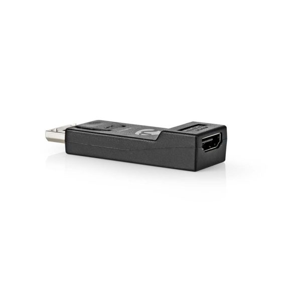 Nedis CCGB37915BK DisplayPort HDMI adapter fekete színben, 1080p@60Hz felbontás támogatással.