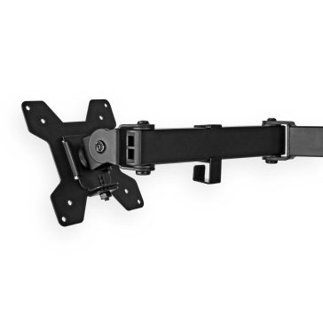   Nedis MMSIS110BK asztali monitortartó állvány, 15-32", max. 8 kg, fekete