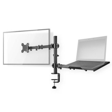   Nedis MMSISNB110BK asztali monitor és notebook tartó állvány, 15-32", max. 8 kg, fekete