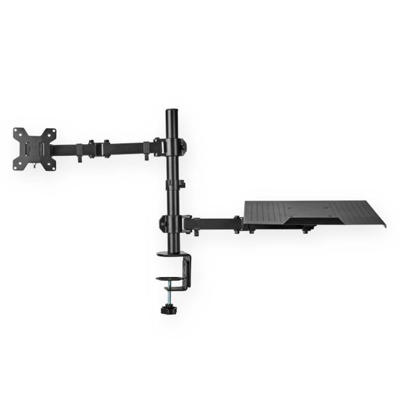 Nedis MMSISNB110BK asztali monitor és notebook tartó állvány, 15-32", max. 8 kg, fekete