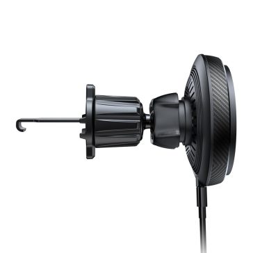   ColorWay CW-CHMW041Q-BK MagSafe autós telefontartó 15 W vezeték nélküli töltéssel, 360° forgatható, fekete