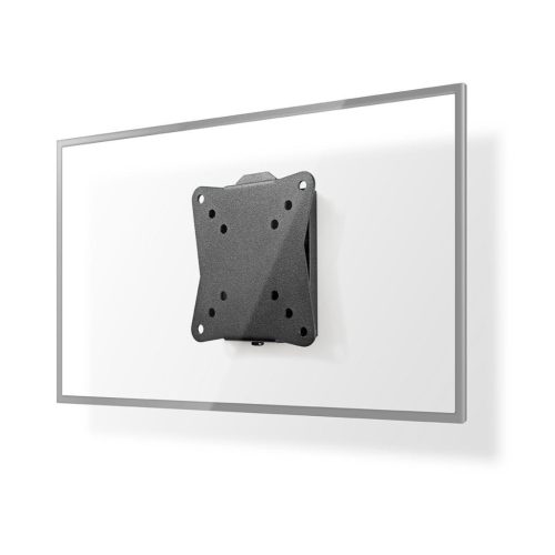 Nedis Fali TV-Konzol 13–27" – Fix Kialakítás, 30 kg-ig, 20 mm Falhoz Közeli - TVWM1010BK