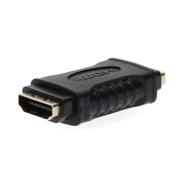  Nedis HDMI adapter, HDMI anya - HDMI anya, 4K 30Hz, aranyozott csatlakozó, fekete
