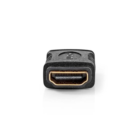 Nedis HDMI adapter, HDMI anya - HDMI anya, 4K 30Hz, aranyozott csatlakozó, fekete