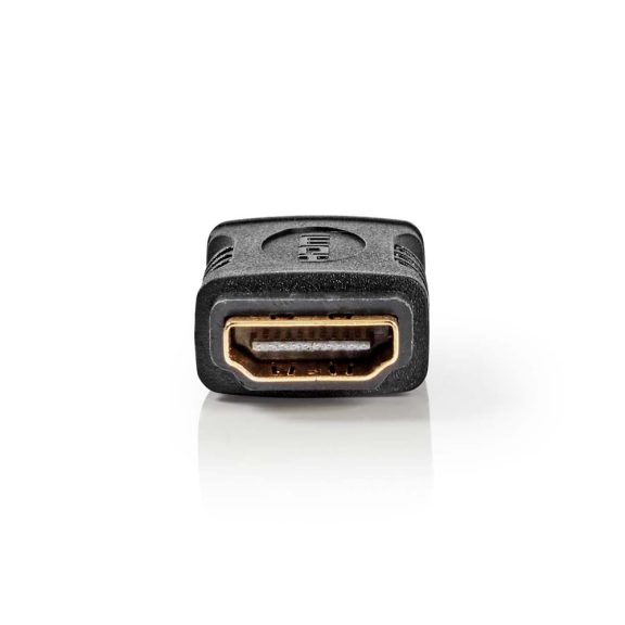 Nedis HDMI adapter, HDMI anya - HDMI anya, 4K 30Hz, aranyozott csatlakozó, fekete