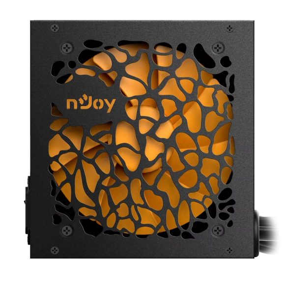 Njoy Titan+ 550 ATX tápegység, 550 W, 80 PLUS Bronze, 120 mm ventilátor, fekete