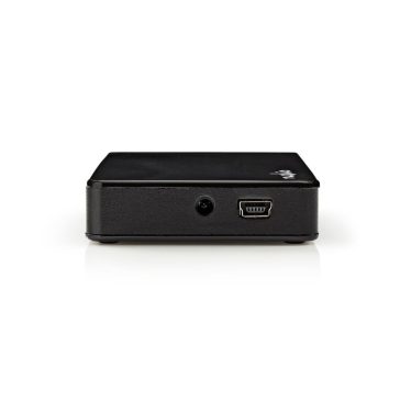 Nedis UHUBU2730BK 7 portos USB 2.0 hub külső tápellátással, fekete kivitelben