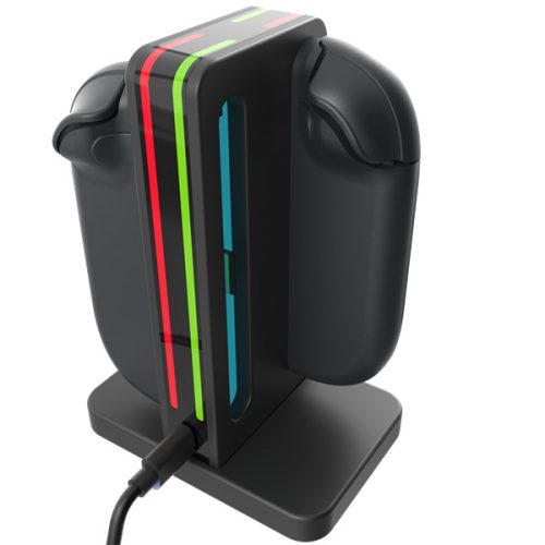 HYPERKIN Power Spire Nintendo Switch 2 Joy-Con Töltőállvány, Fekete