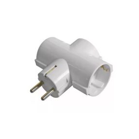   BLACKBIRD Hálózati Dugalj elosztó 250V, Max:3680W 3x16A/250V SQ-GZB3-01/03C gyerekvédelem, Fehér