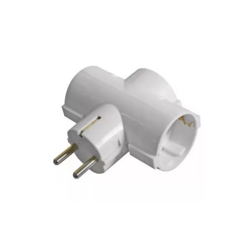 BLACKBIRD Hálózati Dugalj elosztó 250V, Max:3680W 3x16A/250V SQ-GZB3-01/03C gyerekvédelem, Fehér