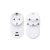 BLACKBIRD Hálózati Dugalj elosztó 250V, Max:3680W USB A+C 3.1A/5V SQ-GZB-01/01-UAC-2 gyerekvédelem, Fehér