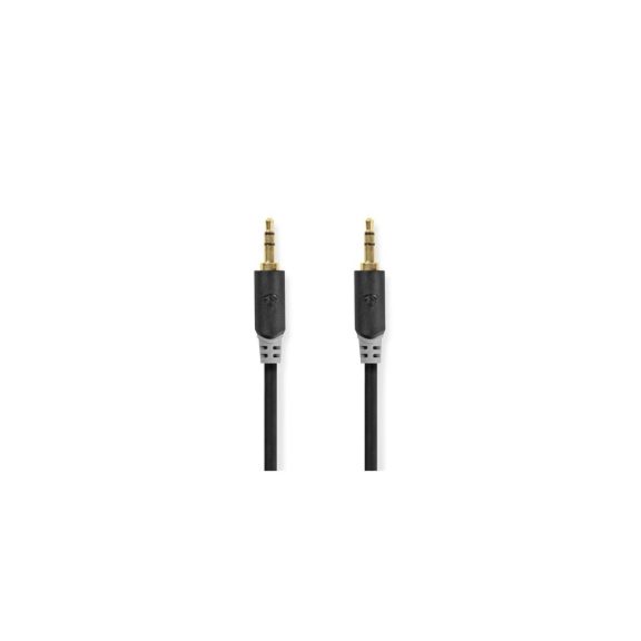 Nedis CABW22000AT50 sztereo audió kábel 3,5mm sztereo jack dugó - dugó,  aranyozott,  5 m