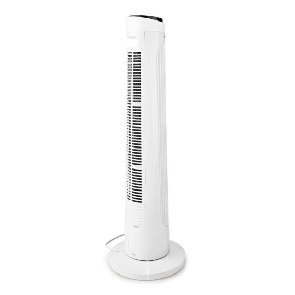 Nedis Toronyventilátor 50W Távirányítóval – Fekete/Fehér